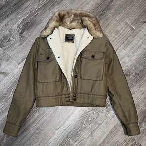 Olive Green Abercrombie Jacket